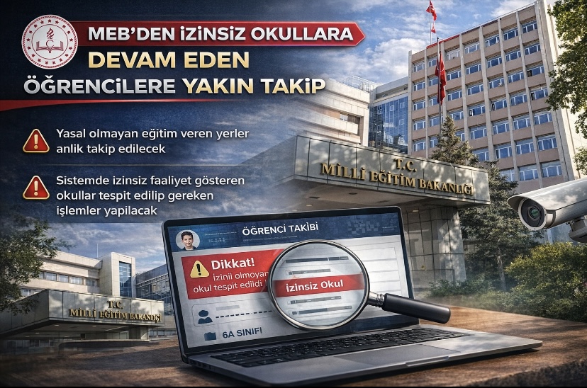 MEB’den izinsiz okullara devam eden öğrencilere yakın takip