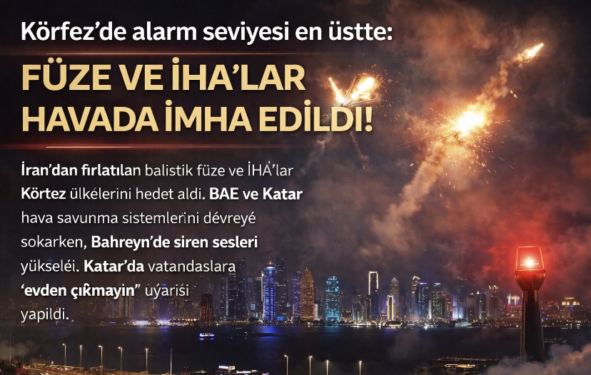 Körfez’de alarm seviyesi en üstte: Füze ve İHA’lar havada imha edildi