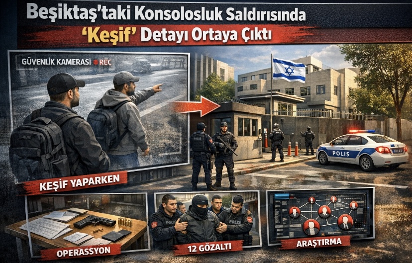 Beşiktaş’taki Konsolosluk Saldırısında “Keşif” Detayı Ortaya Çıktı