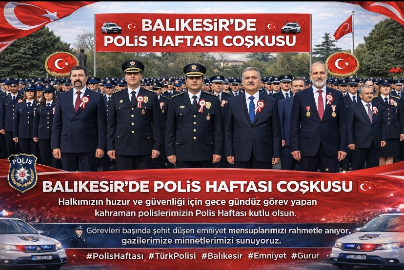 Balıkesir’de Polis Haftası coşkusu
