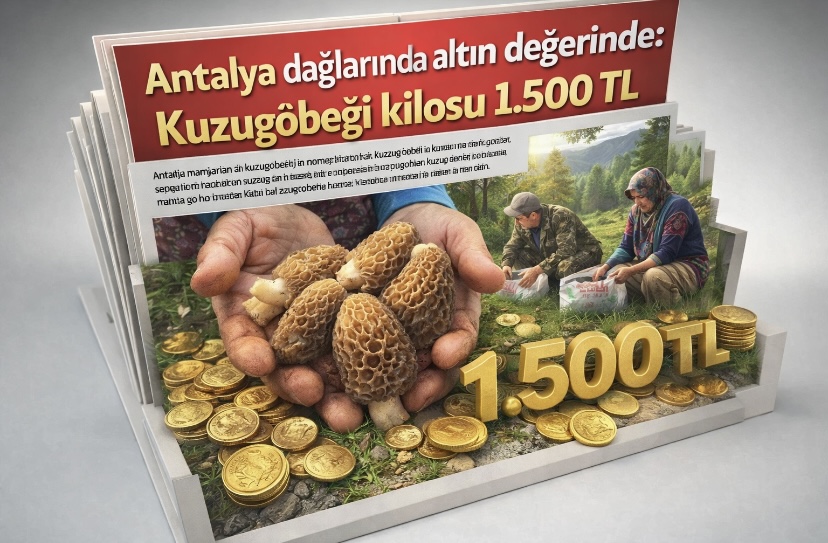Antalya dağlarında “altın” değerinde: Kuzugöbeği kilosu 1.500 TL