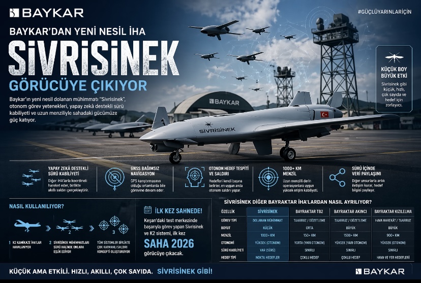 Baykar’dan yeni nesil İHA ‘sivrisinek’ görücüye çıkıyor