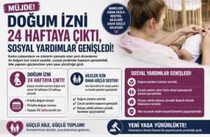 Doğum izni 24 haftaya çıktı, sosyal yardımlar genişledi! Yeni yasa yürürlükte