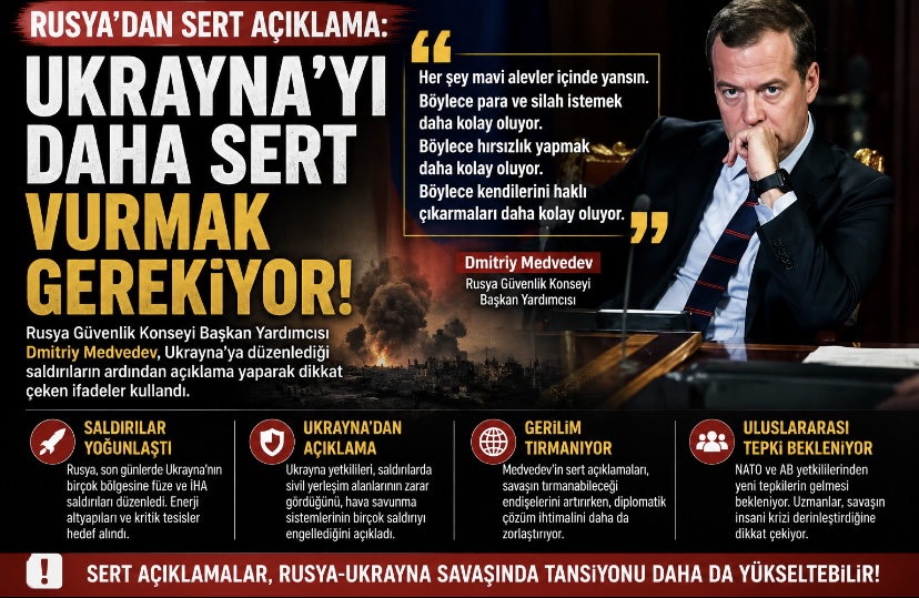 Rusya’dan Sert Açıklama: “Ukrayna’yı Daha Sert Vurmak Gerekiyor”