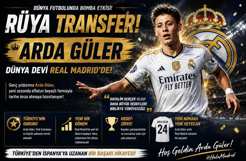Rüya transfer Arda Güler