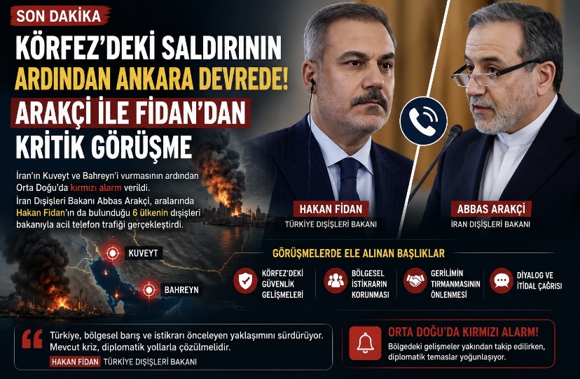 Körfez’deki Saldırının Ardından Ankara Devrede! Arakçi ile Fidan’dan Kritik Görüşme