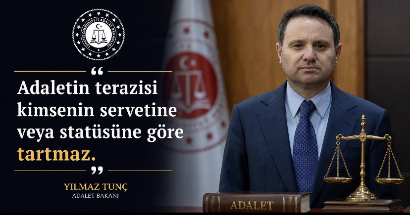 Bakan Gürlek: Adaletin terazisi kimsenin servetine veya statüsüne göre tartmaz
