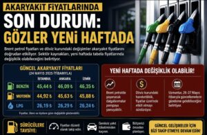 Akaryakıt fiyatlarında son durum: Gözler yeni haftada