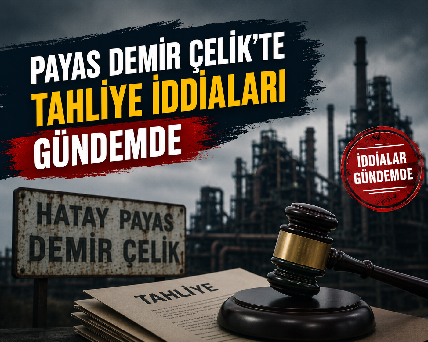 Hatay Payas Demir Çelik’teki Tahliye İddiaları Gündemde