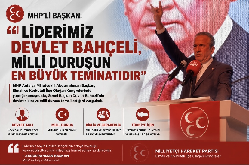 MHP’li Başkan: “Liderimiz Devlet Bahçeli, Milli Duruşun En Büyük Teminatıdır”