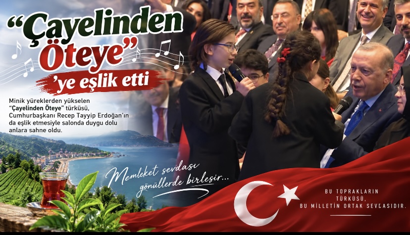 Çayelinden Öteye”ye eşlik etti