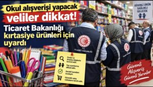 Okul alışverişi yapacak veliler dikkat! Ticaret Bakanlığı kırtasiye ürünleri için uyardı