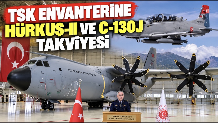 TSK envanterine HÜRKUŞ-II ve C-130J takviyesi