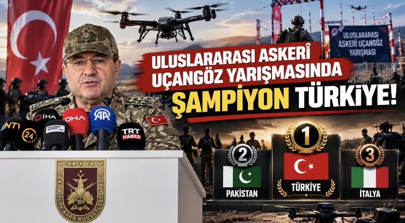 Uluslararası Askerî Uçangöz Yarışmasında Şampiyon Türkiye!